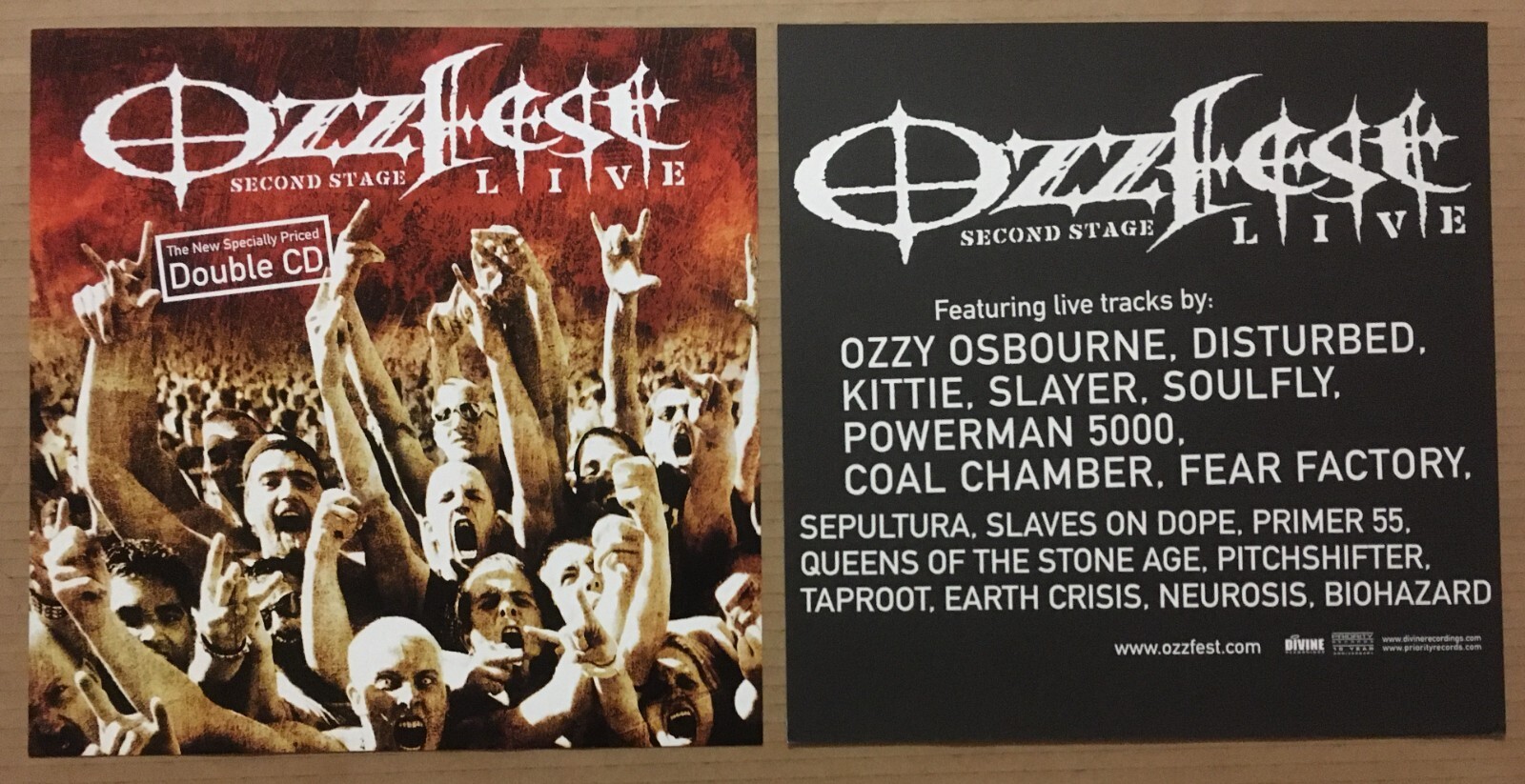 OZZY OSBOURNE Kittie SLAYER Rare DOUBLE SIDED PROMO POSTER