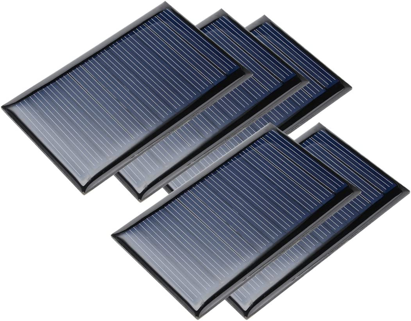 5pcs 6V 60mA Poly Mini Solar Cell Panel Module DIY for Light Charger