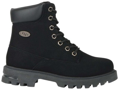 

Lugz Empire Привет Водонепроницаемые Женские Черные Повседневные Ботинки На Шнуровке WEMPHD-001, Черный, Lugz Empire Hi Water Resistant Lace Up