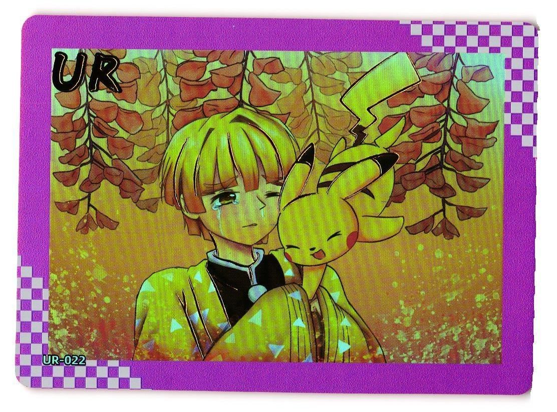 Zenitsu Agatsuma Pikachu UR UR-022 Soul Card Demon Slayer