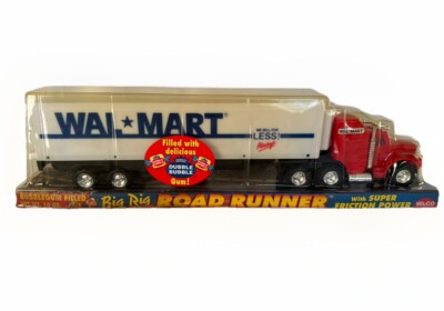 NEW TRACTOR TRAILER BIG RIG TRUCK ROAD RUNNER WALMART 18 WHEELER COLLECTIBLE GUM