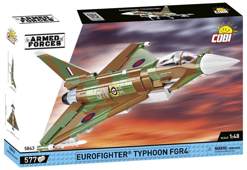 Jeux De Construction 5843 Raf Eurofighter Typhoon Fgr4 Gina En Briques
