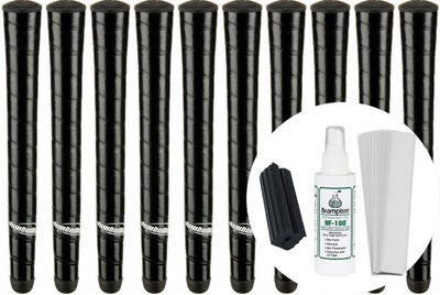 JumboMax Oversize Jumbo Max Wrap Golf Grips "Medium" (+5/16) - Set of 10 w/ Kit