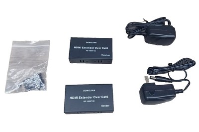 HDMI Extender 196ft HDMI Over Single Cat5E/6/7 HDMI Repeater HDMI Sender 