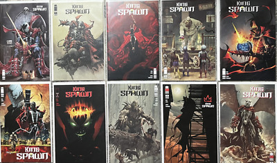 KING SPAWN #1-9 Run   Todd McFarlane   unbroken run / lot of 10 Image Comics