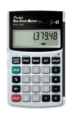 Calculated Industries Pocket Real Estate Master 3400