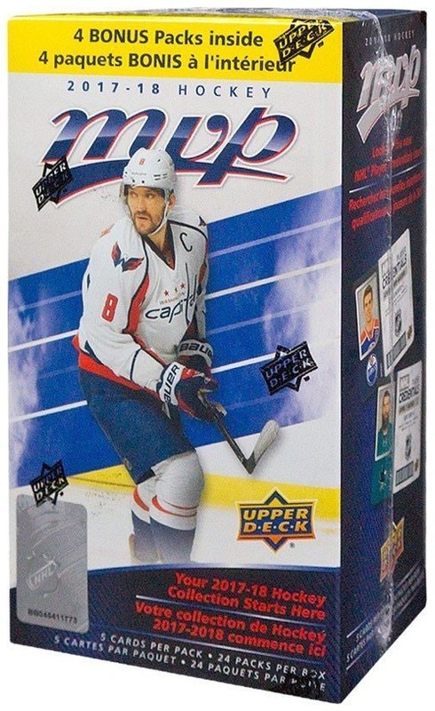 Nhl 2017-18 Mvp Hockey Trading Card Blaster Box