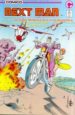 Next Man #4 VG 1985 Stock Image Low Grade