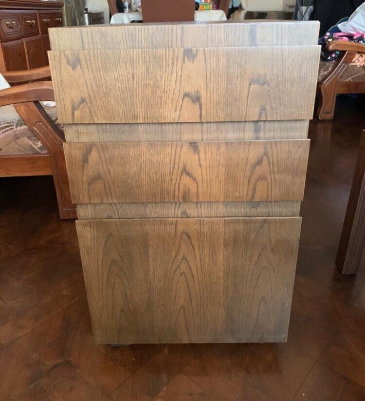 Dark Brown Pedestal Slow Closing Drawers Set No 2 In Hounslow