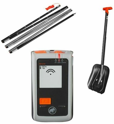 Mammut Barryvox Package, Avalanche Beacon, 280CM Probe, Alugator Ride Shovel SE