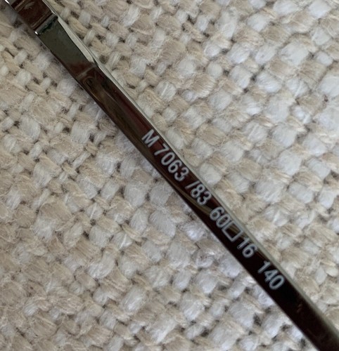 Silhouette Mens Eyeglass Frames Metal Half Rim M7063 Made in Austria Vintage