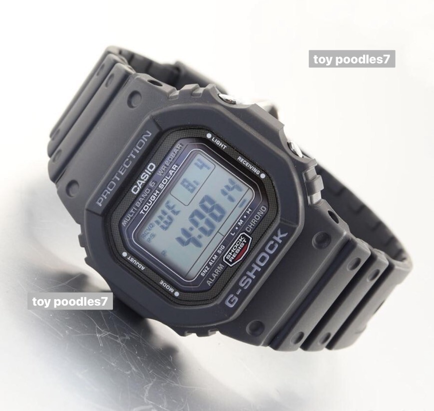 Pre-owned Casio G-shock Gw-5000u-1jf Black Color Solar Radiodigital Men's Watch In Box