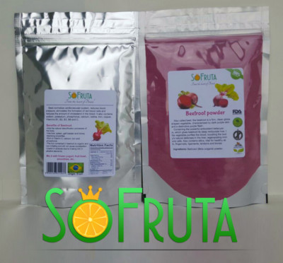 Beet powder 3LB 48oz 100% Natural Kosher Rich in iron and Vitamins A SoFruta 