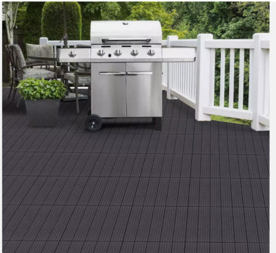 Easy Tile Cosmo Deck Tile, Slate- BRAND NEW (Pack of 10) 10 sq ft