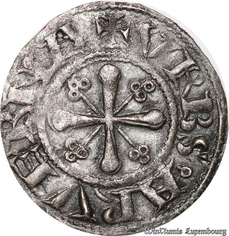 C2003 Rare Denier Auvergne EvÃªChÃ© De Clermont Sea Maria Vrbs Arverna