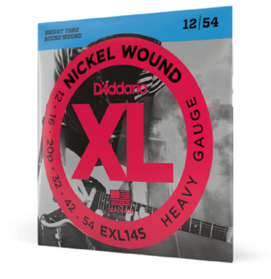 D'Addario EXL145 Nickel Wound Heavy 12-54 Electric Guitar Strings