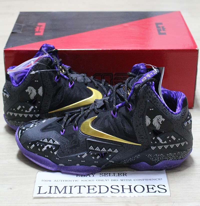 NIKE LEBRON XI 11 BHM BLACK HISTORY MONTH 646702-001 US 9
