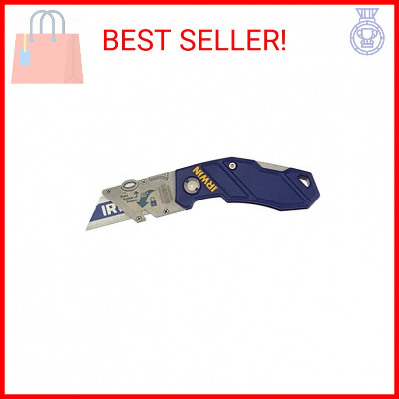 IRWIN Utility Knife, Folding (2089100) , Blue