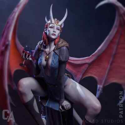 Mizora, Resin Scale 1:12 Model Kit Unpainted CA3D Studios - Full Figure