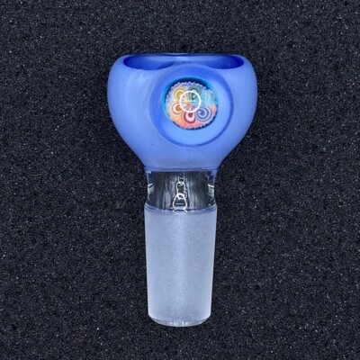 14mm Single Hole Millie Glass Slide Bowl