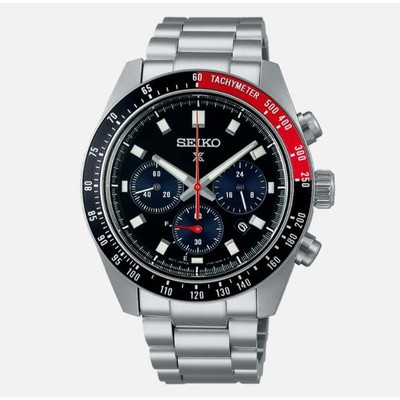 Seiko Prospex Speedtimer Black Dial Stainless Steel Bracelet Watch Ssc915