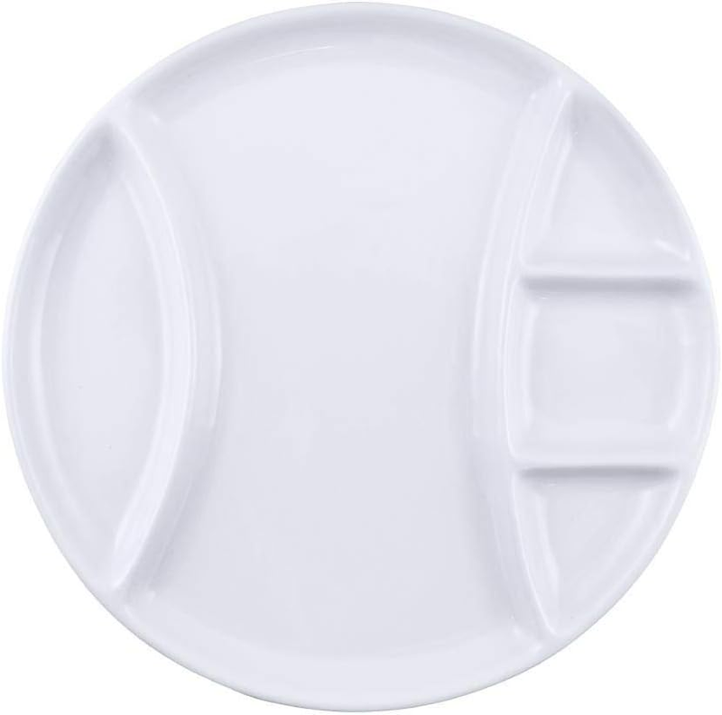 Raclette/Fondue Porcelain Plate, Set of 4
