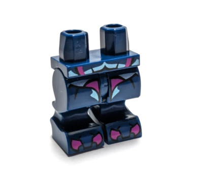 Lego - Minifigure Legs - Dark Blue, Pink, Claws, Alien / Creature