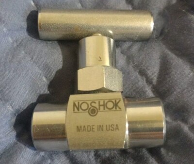 NOSHOK 102-FFS 1/4  NPT FEMALE X FEMALE 316SS HARD SEAT MINI VALVE 0.172'' ORIFIC