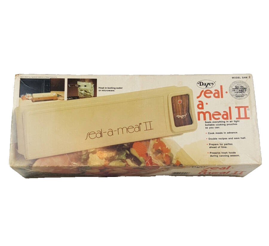 Dazey Seal A Meal II Vintage 1982 In Original Box Model Sam2 Works - Made In USA