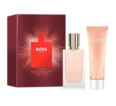Hugo Boss Alive 1.0 oz EDP Spray+ 1.6 lotion Womens Set Limited Edition NIB