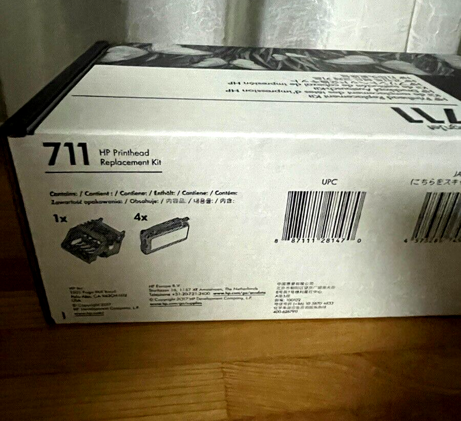 HP C1Q10A OEM HP 711 Genuine Ink Cartridge Printhead Replacement Kit PRE