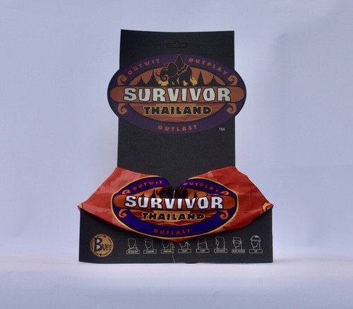 ★AIchaaanshop★ Survivor: Thailand Red Orange Chuay Ghan Buff (NEW w/ card