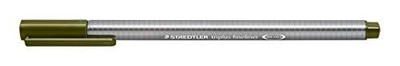 STAEDTLER TRIPLUS FINELINER OLIJFGROEN -