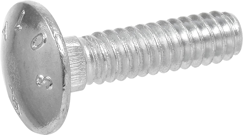 Carriage Bolt Zinc-Plated Self-Locking Washer-Free 5/16