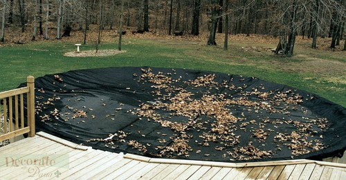 LEAF NET 18' x 33' OVAL POOL Above Ground Trap Ultra Armor Mesh 3' Overlap New