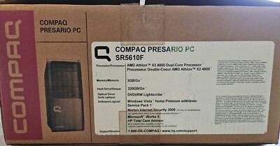 2008 Compaq Presario Pc SR5610F AMD Athlon X2 4800 Dual-core Processor