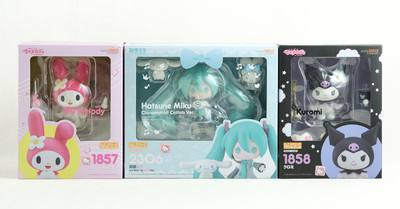 Good Smile Nendoroid Bundle Lot: Hatsune Miku x Cinnamoroll, My Melody, Kuromi