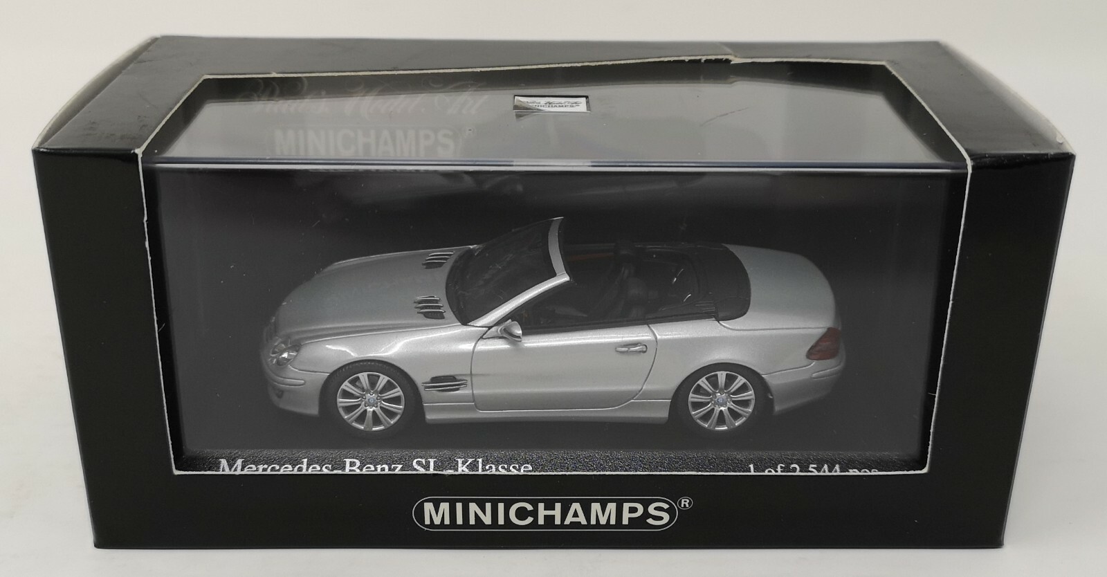 MINICHAMPS 1:43 MERCEDES-BENZ SL-CLASS 2007 SILVER | eBay