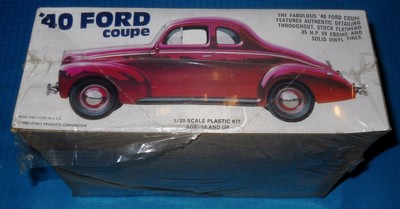 AMT 40 Ford Coupe-#2400-1980 Lesney Matchbox 1/25 Scale-FS-Model Car Swap Meet