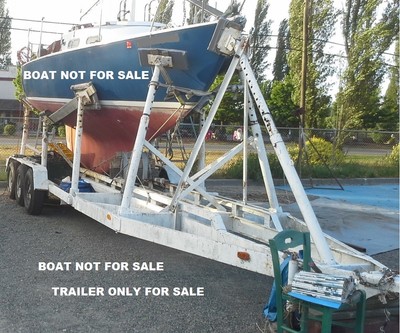 Sail Boat TRAILER, Three Axle, for 30 ft. Sail Boat