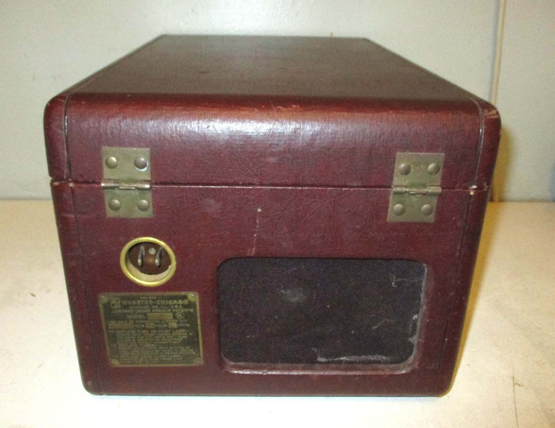 Webster Chicago Wire Recorder Art Deco Nice Shape Model 288-1R With Microphone