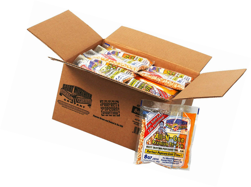 Business Industrial Popcorn Supplies 4108 Great Northern Popcorn Premium 8 Ounce Portion Packs Case Of 40 Studio In Fine Fr