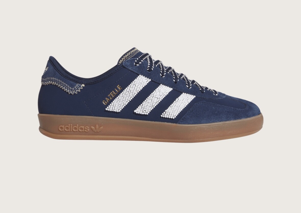 ★ Adidas ★ Gazelle White Collegiate Navy Adidas Gazelle Shoes Originals Sneakers Collegiate Navy