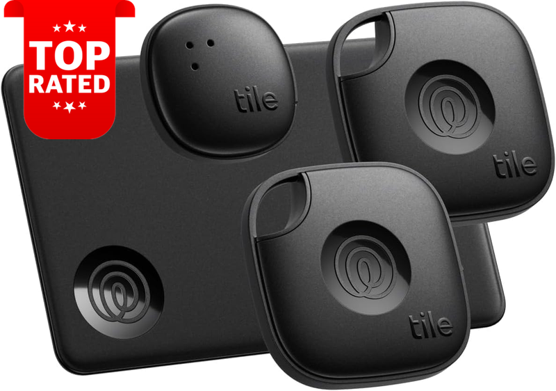 Life360 Bluetooth Trackers 4-Pack for Keys Wallets Remotes iOS Android