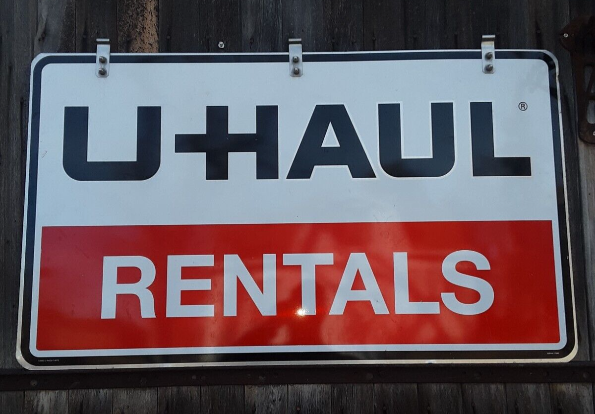 USA U-HAUL 両面看板 USA U-HAUL 両面看板 Uhaul Sign for sale | eBay