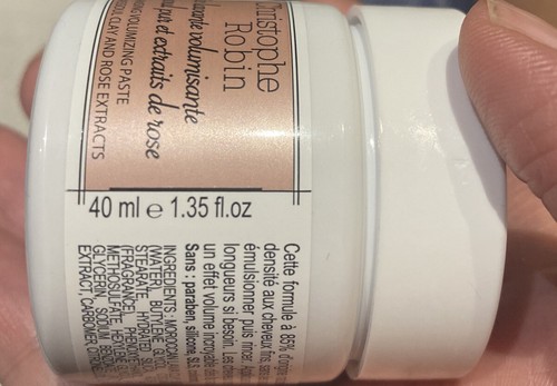 Christophe Robin Cleansing Volumizing Paste 40ml Deluxe Travel Size New No Box