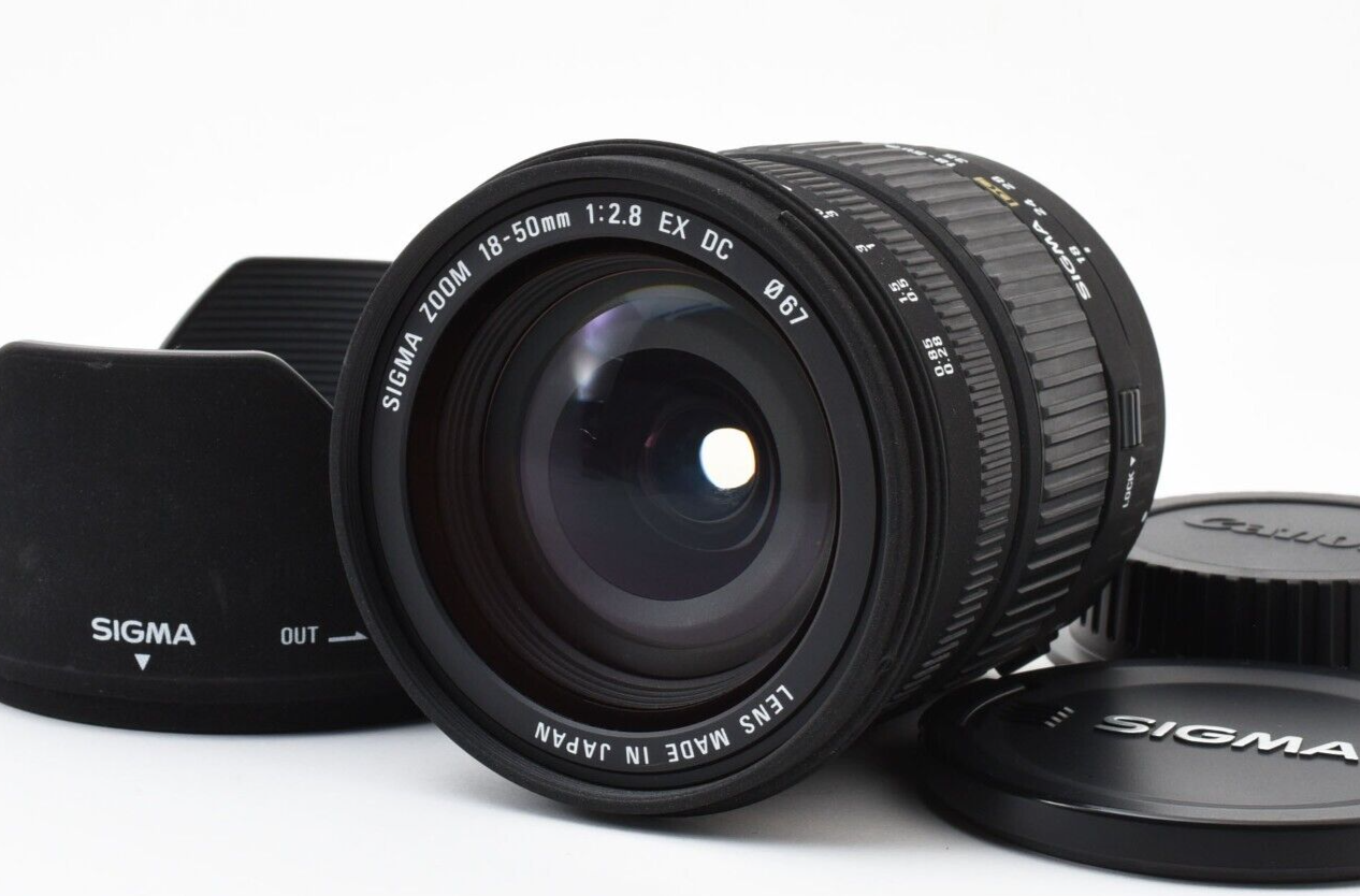 SIGMA 18-50mm f/2.8 EX DC Zoom Lens for Canon 