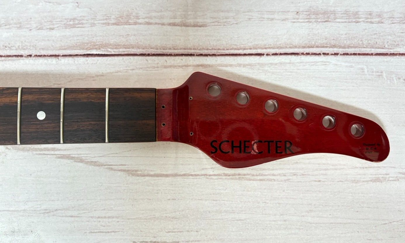 90s SCHECTER SD Neck Rosewood Regular Scale 22F Rare Color