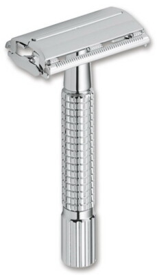 BÖKER Rasierhobel Butterfly Chrome Doppelklingen-Rasierer BOKER Solingen