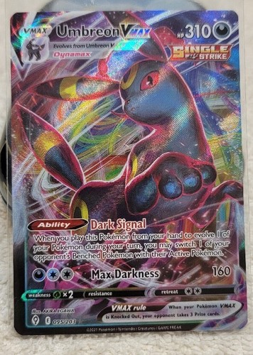 Umbreon VMAX Evolving Skies シークレットレア Pokemon Evolving Skies 095/203 Umbreon VMAX Full Art Ultra